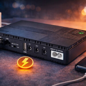 Джерело безперебійного живлення для роутера 10400mah / Безперебійник для роутера / Повербанк для роутера